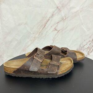 Birkenstock Arizona Habana Leather Sandals